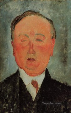 Amedeo Modigliani Painting - el hombre del monóculo Amedeo Modigliani